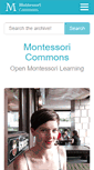 Mobile Screenshot of montessoricommons.cc